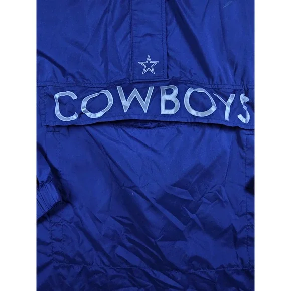 Victoria's Secret PINK Dallas Cowboys Blue Windbreaker Gameday Jacket Size M - Picture 7 of 10